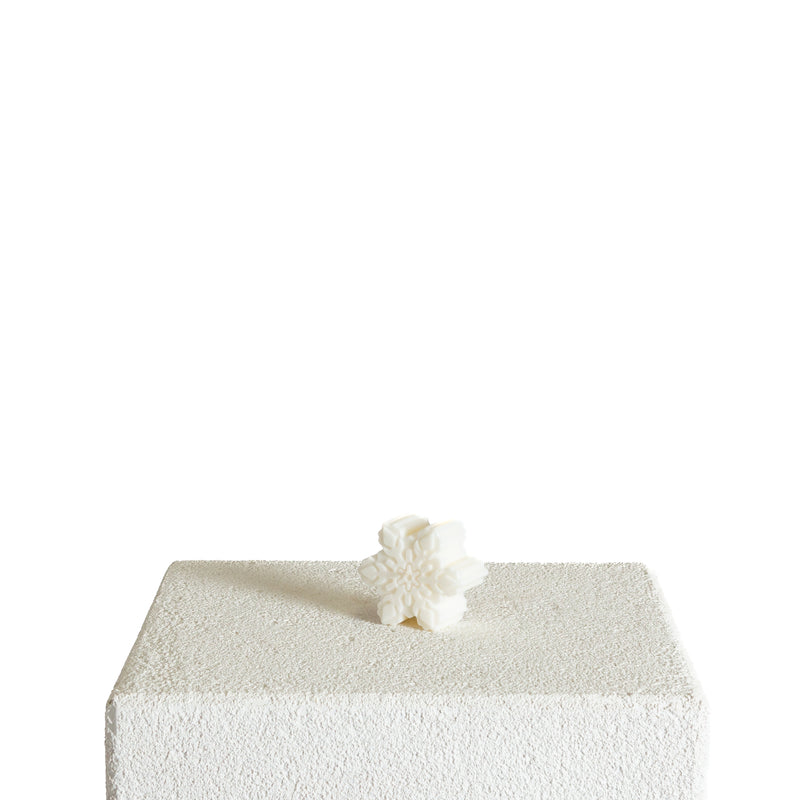Snow Flake Sculptural Soy Wax Candle