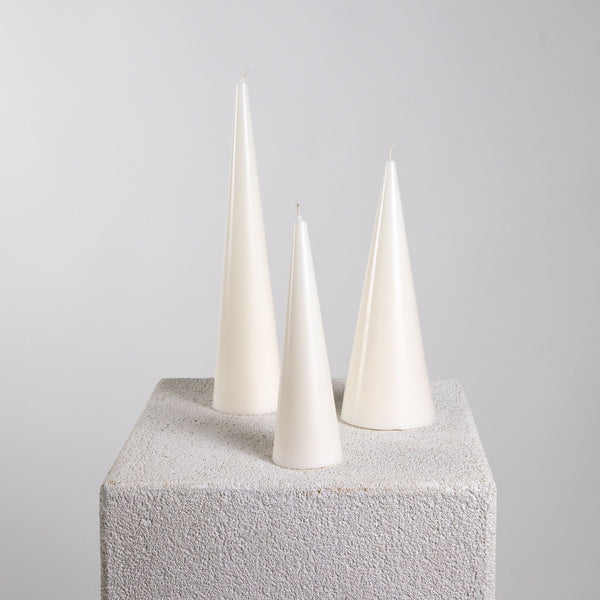 Cone Sculptural Soy Wax Candle Collection | Candle, Christmas, Decor | Studio McKenna