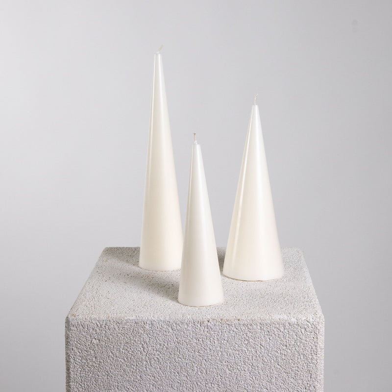 Cone Sculptural Soy Wax Candle Collection | Candle, Christmas, Decor | Studio McKenna