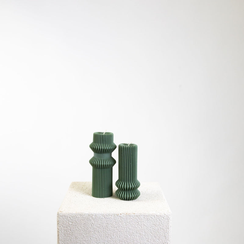 Willow Ribbed Sculptural Soy Wax Candle