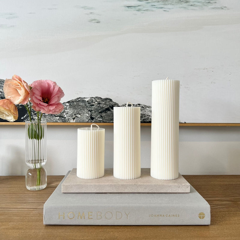 Topus Concrete™ Quartz Rectangle Candle Tray | Aureliia Collection