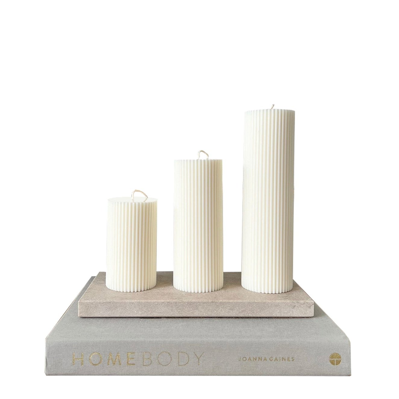 Topus Concrete™ Quartz Rectangle Candle Tray | Aureliia Collection