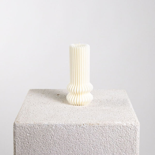 Willow Ribbed Sculptural Soy Wax Candle | Candle, Decor, Ridge | Studio McKenna