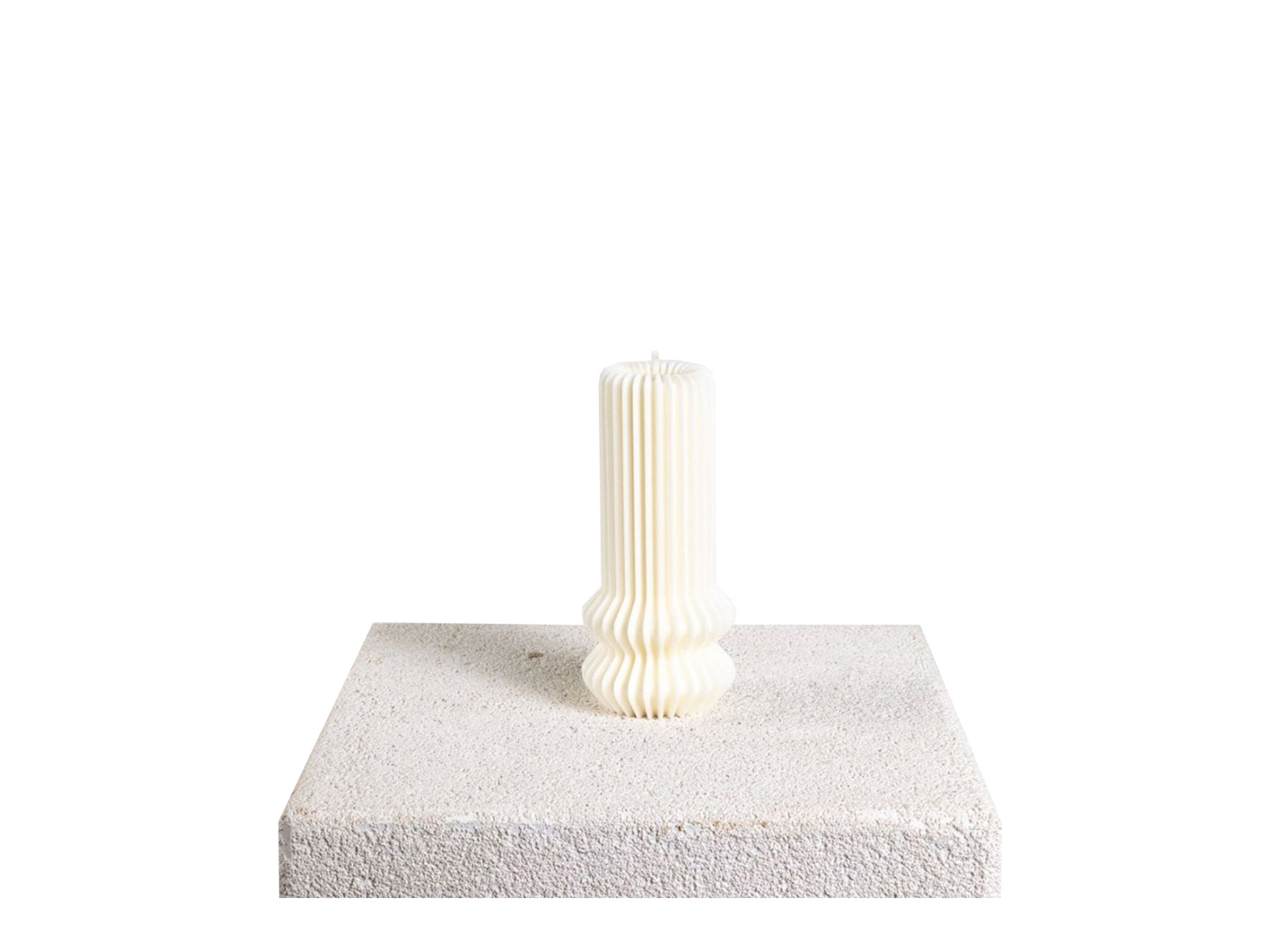 Willow Ribbed Sculptural Soy Wax Candle