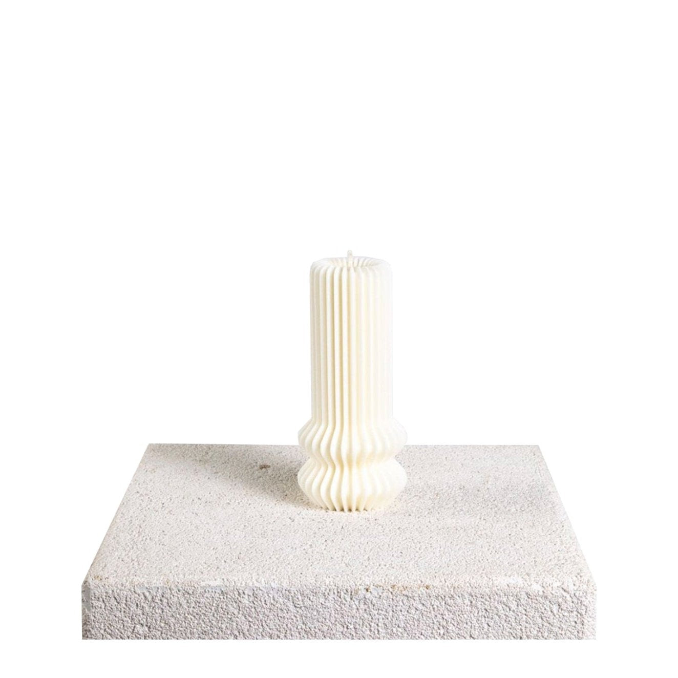 Willow Ribbed Sculptural Soy Wax Candle