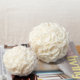 Rose Ball Sculptural Soy Wax Candle Collection