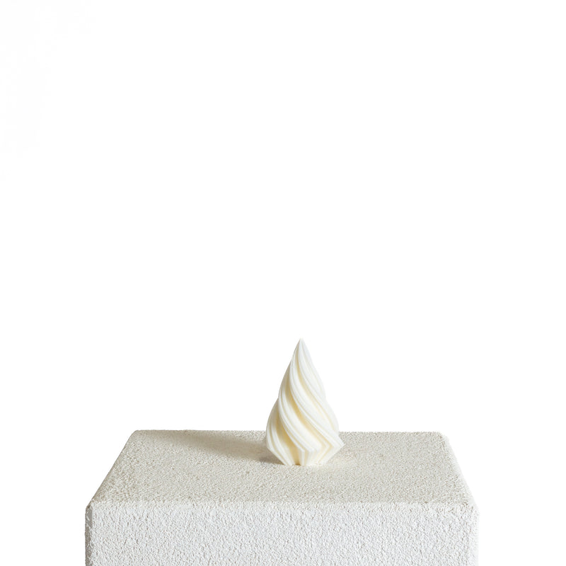 Swirl Christmas Tree Sculptural Soy Wax Candle