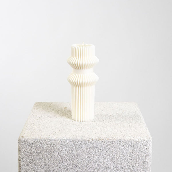 Freya Ribbed Sculptural Soy Wax Candle | Candle, Decor | Studio McKenna