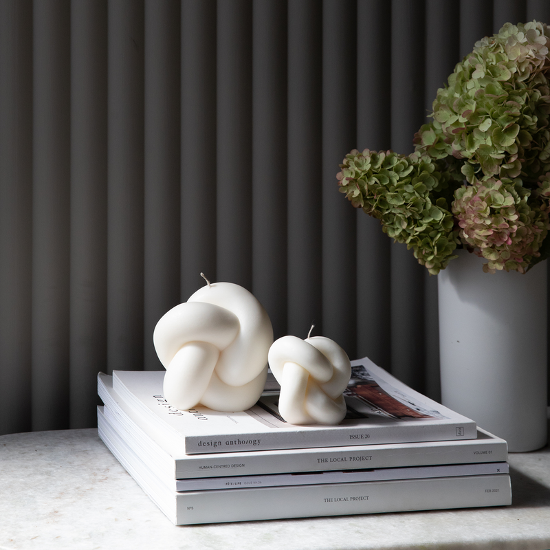 Knot Sculptural Soy Wax Candle Collection